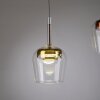 Q-Kon Suspension Luminaires Paul Neuhaus LED Brun, 1 lumière, Télécommandes
