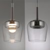 Q-Kon Suspension Luminaires Paul Neuhaus LED Brun, 1 lumière, Télécommandes