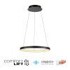 Hoop Suspension Luminaires Paul Neuhaus LED Noir, 1 lumière