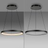 Hoop Suspension Luminaires Paul Neuhaus LED Noir, 1 lumière