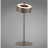 Q-Rotate Lampe à poser Paul Neuhaus Q-Serie LED Brun, 1 lumière, Télécommandes