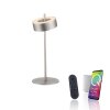Q-Rotate Lampe à poser Luminaires Paul Neuhaus LED Argenté, 1 lumière