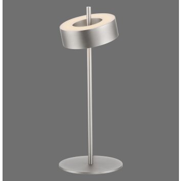 Q-Rotate Lampe à poser Paul Neuhaus Q-Serie LED Argenté, 1 lumière