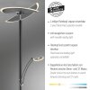 Artur Lampadaire Luminaires Paul Neuhaus LED Anthracite, 2 lumières