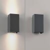 Block Applique murale Luminaires Paul Neuhaus LED Anthracite, 2 lumières