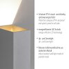 Block Applique murale Luminaires Paul Neuhaus LED Gris, 2 lumières