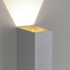 Block Applique murale Luminaires Paul Neuhaus LED Gris, 2 lumières