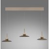 Moon Suspension Luminaires Paul Neuhaus LED Bronze, 6 lumières