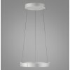 E-Clipse Suspension Luminaires Paul Neuhaus LED Argenté, 2 lumières, Télécommandes