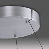 E-Clipse Suspension Luminaires Paul Neuhaus LED Argenté, 2 lumières, Télécommandes