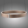 E-Clipse Suspension Luminaires Paul Neuhaus LED Bronze, 2 lumières, Télécommandes