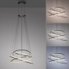 Rings Suspension Luminaires Paul Neuhaus LED Gris, 1 lumière, Télécommandes