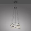 Rings Suspension Luminaires Paul Neuhaus LED Gris, 1 lumière, Télécommandes