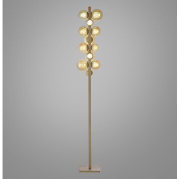 Popup Lampadaire Luminaires Paul Neuhaus LED Bronze, 12 lumières