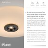 Vitrum Plafonnier Luminaires Paul Neuhaus LED Brun, 2 lumières