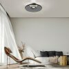 Moon Plafonnier Luminaires Paul Neuhaus LED Gris, 2 lumières