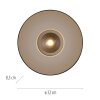 Moon Plafonnier Luminaires Paul Neuhaus LED Bronze, 2 lumières
