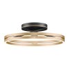 Loop Plafonnier Luminaires Paul Neuhaus LED Or, Noir, 2 lumières, Télécommandes