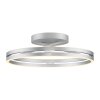 Loop Plafonnier Luminaires Paul Neuhaus LED Argenté, 2 lumières, Télécommandes