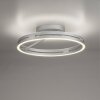 Loop Plafonnier Luminaires Paul Neuhaus LED Argenté, 2 lumières, Télécommandes