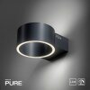 Clipse Applique murale Luminaires Paul Neuhaus LED Gris, 2 lumières