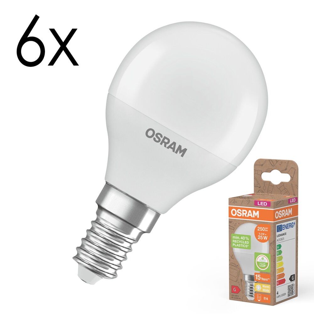 Luminaires Osram E14 3.3 Watt blanc chaud 250 Lumen main product photo