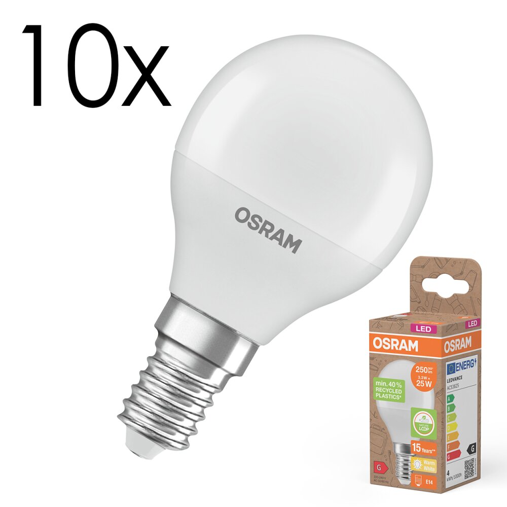 Luminaires Osram E14 3.3 Watt blanc chaud 250 Lumen main product photo