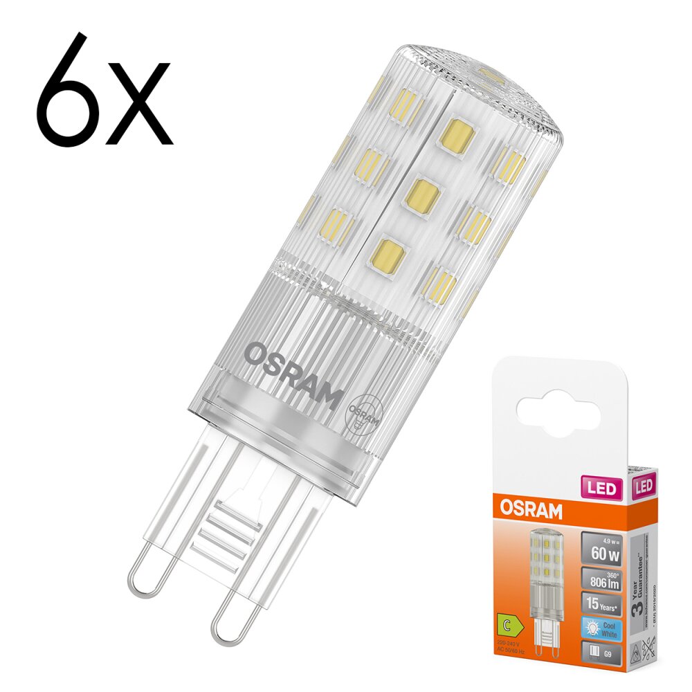 Luminaires Osram G9 4.9 Watt blanc neutre 806 Lumen main product photo