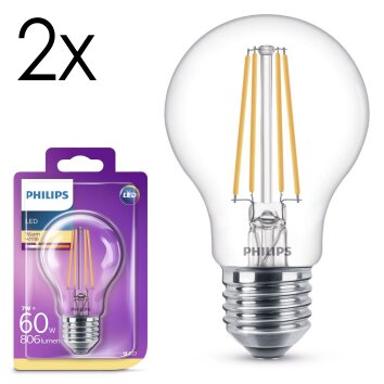 Luminaires Philips E27 LED 7 Watt blanc chaud 806 Lumen Luminaires Philips E27 LED 7 Watt blanc chaud 806 Lumen