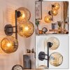 Ripoll Boule lumineuse, Applique murale Ambre, 3 lumières