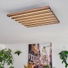 Tandragee Plafonnier, Panel LED Couleur bois, Noir, 1 lumière