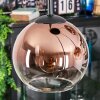 Koyoto Suspension, Boule lumineuse, Suspension grappe Clair, Cuivré, 4 lumières