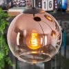 Koyoto Suspension, Boule lumineuse, Suspension grappe Clair, Cuivré, 4 lumières