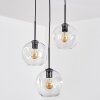 Ripoll Suspension, Boule lumineuse, Suspension grappe Clair, 3 lumières