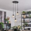 Ripoll Suspension, Boule lumineuse, Suspension grappe Clair, 3 lumières