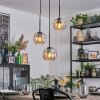 Ripoll Suspension, Boule lumineuse, Suspension grappe Ambre, 3 lumières