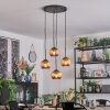 Koyoto Suspension, Boule lumineuse, Suspension grappe Cuivré, 4 lumières