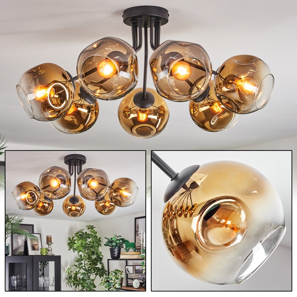 Ripoll Plafonnier, Boule lumineuse Or, Clair, 7 lumières main product photo