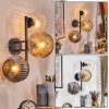 Ripoll Boule lumineuse, Applique murale Ambre, Clair, Fumé, 3 lumières