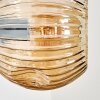 Ripoll Boule lumineuse, Applique murale Ambre, Clair, Fumé, 3 lumières