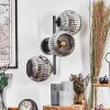 Ripoll Boule lumineuse, Applique murale Chrome, Fumé, 3 lumières