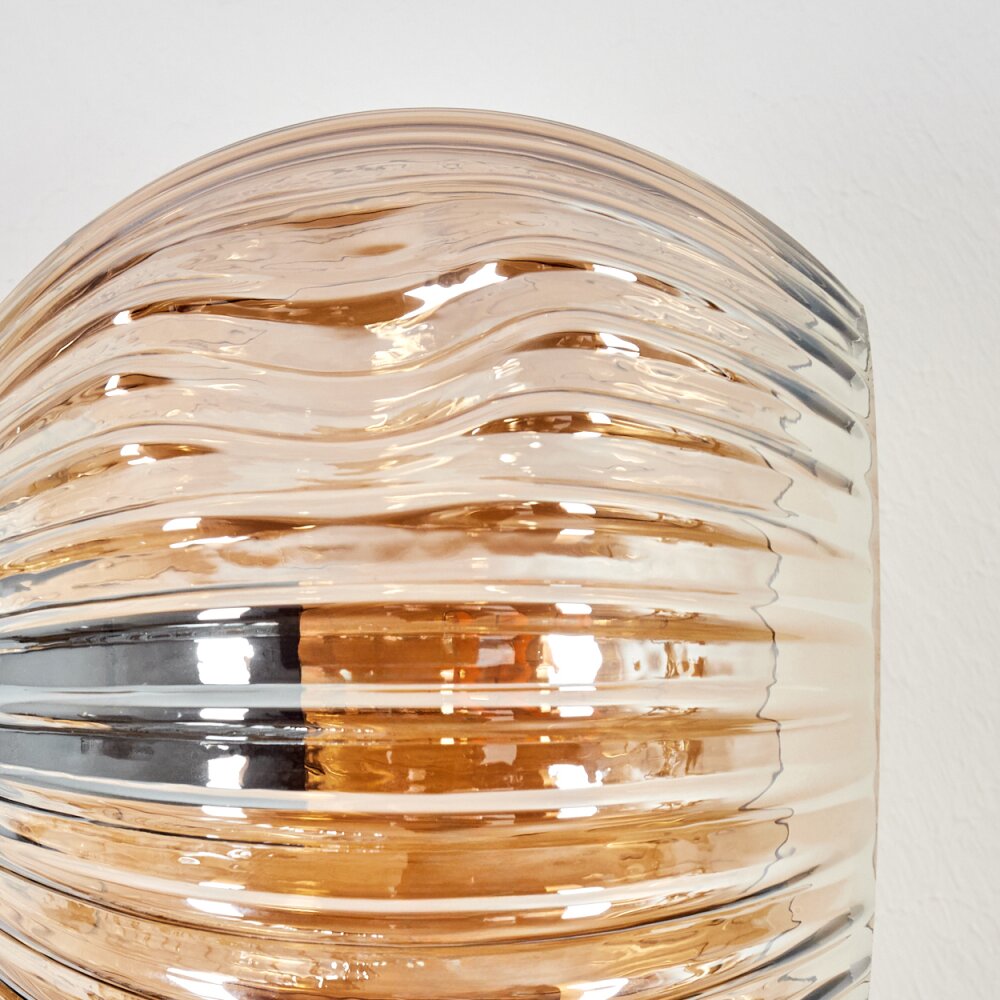 Ripoll Boule lumineuse, Applique murale Ambre, Fumé, 3 lumières