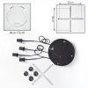 Koyoto Suspension, Boule lumineuse, Suspension grappe Clair, 4 lumières