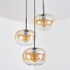 Apedo Suspension, Suspension, Suspension grappe Ambre, Clair, 3 lumières