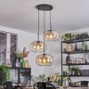 Apedo Suspension, Suspension, Suspension grappe Ambre, Clair, 3 lumières