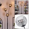 Ripoll Boule lumineuse, Lampadaire Fumé, 3 lumières