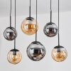 Gastor Suspension, Boule lumineuse, Suspension Ambre, Fumé, 6 lumières Gastor Suspension, Boule lumineuse, Suspension Ambre, Fumé, 6 lumières