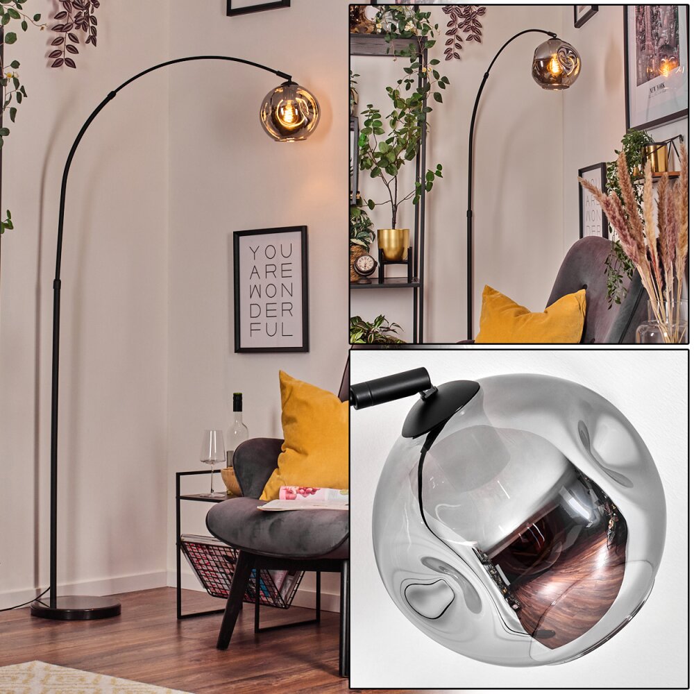 Ripoll Lampadaire Noir, 1 lumière main product photo