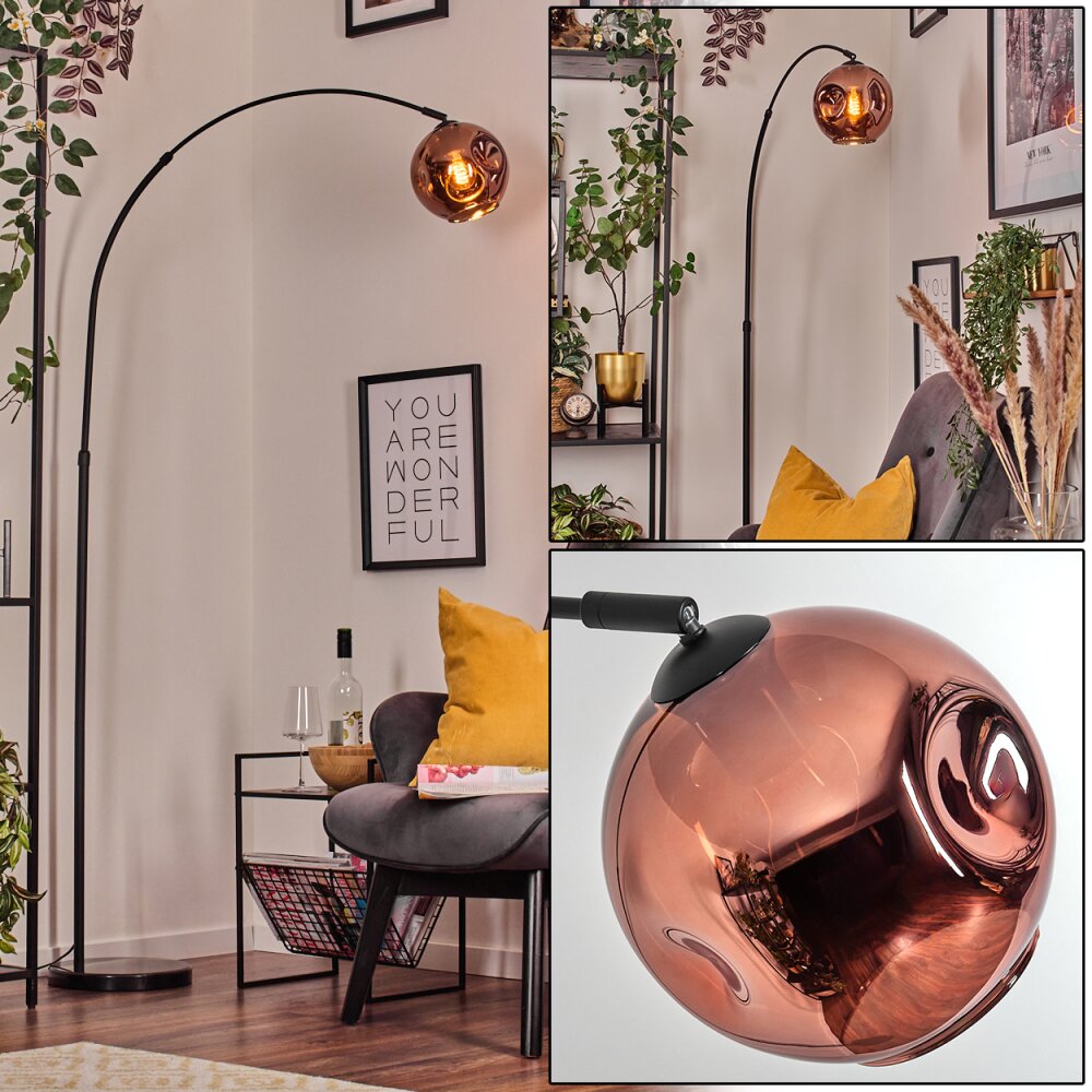 Ripoll Lampadaire Noir, 1 lumière main product photo