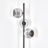 Ripoll Lampadaire Chrome, Fumé, 3 lumières